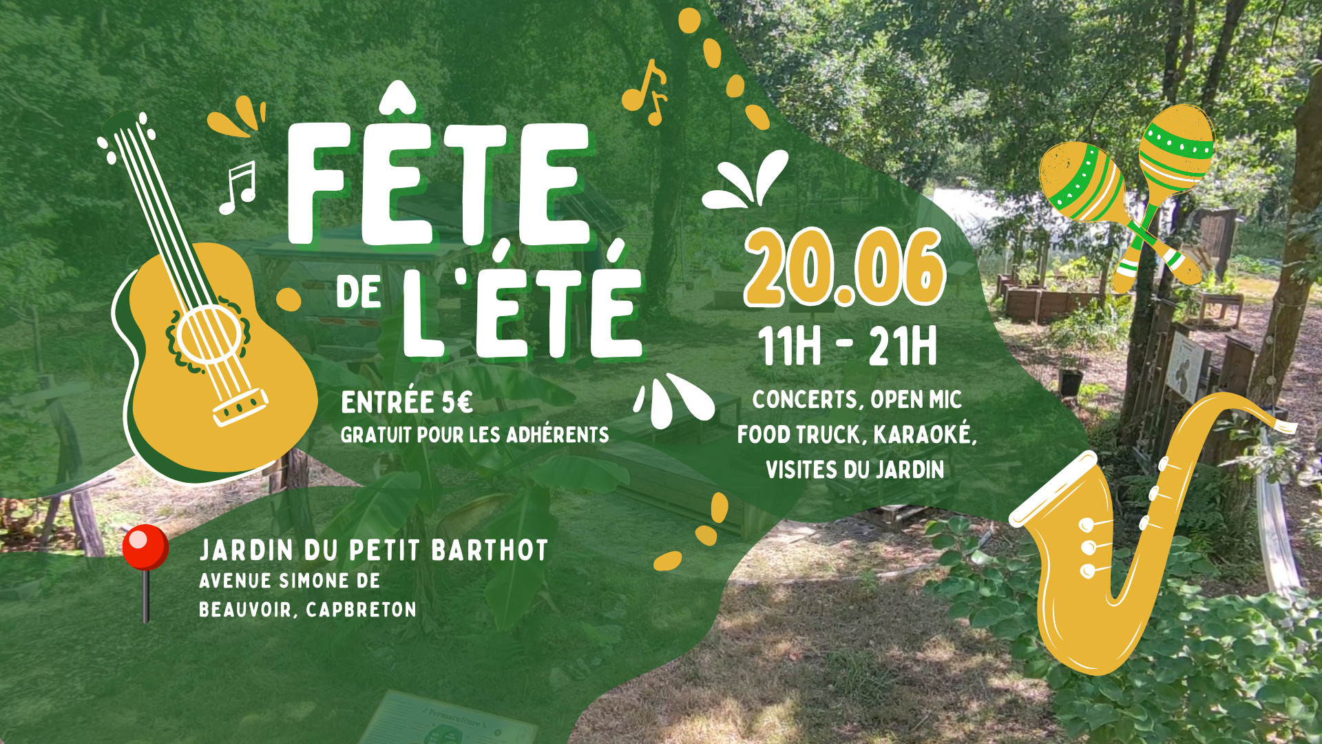 Fête de l'Été – Jardin du Petit Barthot – 20 juin 2026